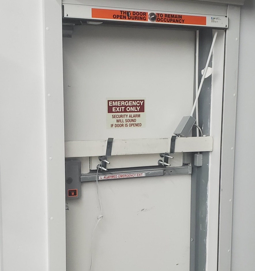 newly intalled emergency exit door citrus heights ca